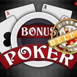 Bonus Poker Deluxe - 3 Hands online game logo by RTG (Reel Time Gaming) on bloodyslots.eu
