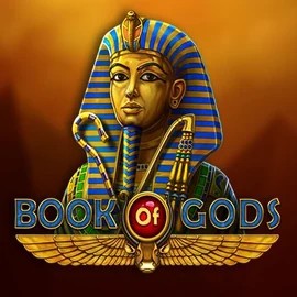 Logo of Book of Gods from BF Games at Bloody Slots Casino