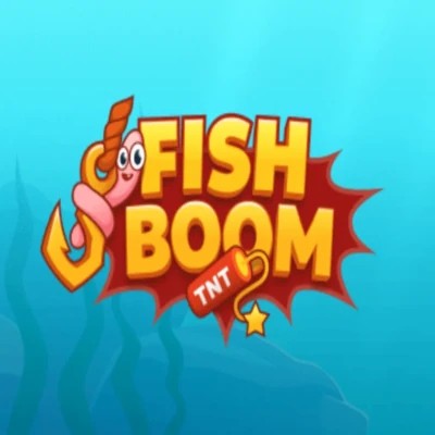 Fish Boom logo by InOut at Bloody Slots Casino