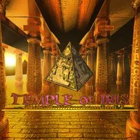 Temple of Iris Slot slot logo by Eyecon at Bloody Slots CasinoTemple of Iris Slot