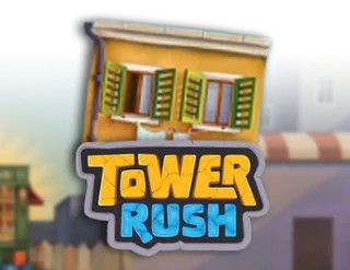 Logo of Tower Rush from Galaxsys at Bloody Slots Casino